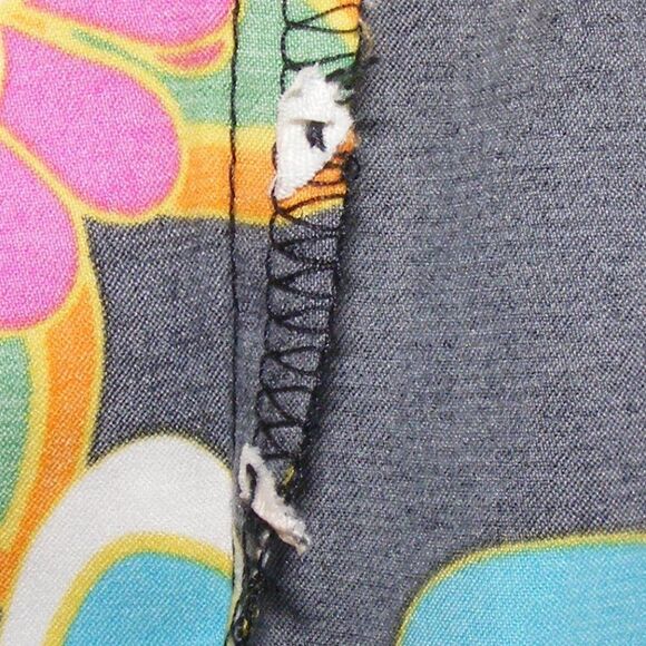 ECI Summer Dress, 10, Bold Multicolor Paisley, Sleeveless, Sash, V-neck - Picture 13 of 13